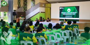 𝐂𝐀𝐏𝐓𝐔𝐑𝐄𝐃 𝐈𝐍 𝐋𝐄𝐍𝐒 | Various offices and units from Tarlac Agricultural University (TAU) led by the Office of Vice President for Finance and Administration (OVPFA) under the leadership of Dr. Arnold R. Lorenzo engage in benchmarking
