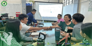 𝐂𝐀𝐏𝐓𝐔𝐑𝐄𝐃 𝐈𝐍 𝐋𝐄𝐍𝐒 | Delegates from Bataan Peninsula State University (BPSU) Abucay campus pay a courtesy visit to Vice President for Research, Extension and Training (VPRET) Dr. Edmar N. Franquera and College of Agriculture and Forestry (CAF)