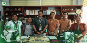   𝐂𝐀𝐏𝐓𝐔𝐑𝐄𝐃 𝐈𝐍 𝐋𝐄𝐍𝐒 | Delegates from Palawan State University (PalawanSU) - Main Campus visit Tarlac Agricultural University (TAU) to benchmark best practices in research and extension initiatives at the TAU President’s Office, 25 April.