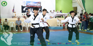 𝐂𝐀𝐏𝐓𝐔𝐑𝐄𝐃 𝐈𝐍 𝐋𝐄𝐍𝐒 | The Tarlac Agricultural University (TAU) serves as one of the venues for the 2025 Central Luzon Regional Athletic Association (CLRAA) Meet by providing facilities for the use of Taekwondo athletes from 21-27 April.