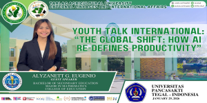 𝐂𝐇𝐑𝐎𝐍𝐈𝐂𝐋𝐄𝐒 | TAU student global ambassador set to speak at Youth Talk International