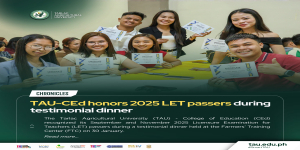 𝐂𝐇𝐑𝐎𝐍𝐈𝐂𝐋𝐄𝐒 | 𝐓𝐀𝐔-𝐂𝐄𝐝 𝐡𝐨𝐧𝐨𝐫𝐬 𝟐𝟎𝟐𝟓 𝐋𝐄𝐓 𝐩𝐚𝐬𝐬𝐞𝐫𝐬 𝐝𝐮𝐫𝐢𝐧𝐠 𝐭𝐞𝐬𝐭𝐢𝐦𝐨𝐧𝐢𝐚𝐥 𝐝𝐢𝐧𝐧𝐞𝐫