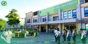 𝐂𝐀𝐏𝐓𝐔𝐑𝐄𝐃 𝐈𝐍 𝐋𝐄𝐍𝐒 | The Tarlac Agricultural University (TAU) community gathers for the last week of the month in a simultaneous flag-raising ceremony that fosters solidarity and patriotism, 28 April.