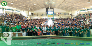 𝐂𝐀𝐏𝐓𝐔𝐑𝐄𝐃 𝐈𝐍 𝐋𝐄𝐍𝐒 | The third day of Tarlac Agricultural University's (TAU) College Orientation Program is in full swing at the Gilberto O. Teodoro Multipurpose Center on 14 August