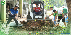 𝐂𝐀𝐏𝐓𝐔𝐑𝐄𝐃 𝐈𝐍 𝐋𝐄𝐍𝐒 | As part of its preparations for the start of Academic Year 2025-2026, the Tarlac Agricultural University (TAU) conducts a campus-wide clean-up drive on 14 August