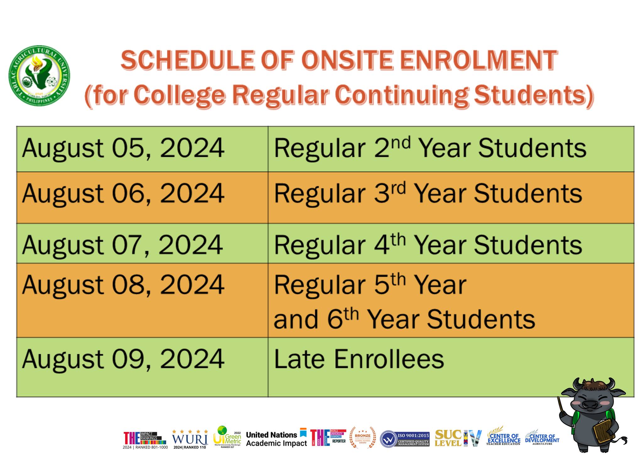 𝐔𝐍𝐈𝐕𝐄𝐑𝐒𝐈𝐓𝐘 𝐁𝐔𝐋𝐋𝐄𝐓𝐈𝐍 | Admission and Registration Services SY 2024-2025