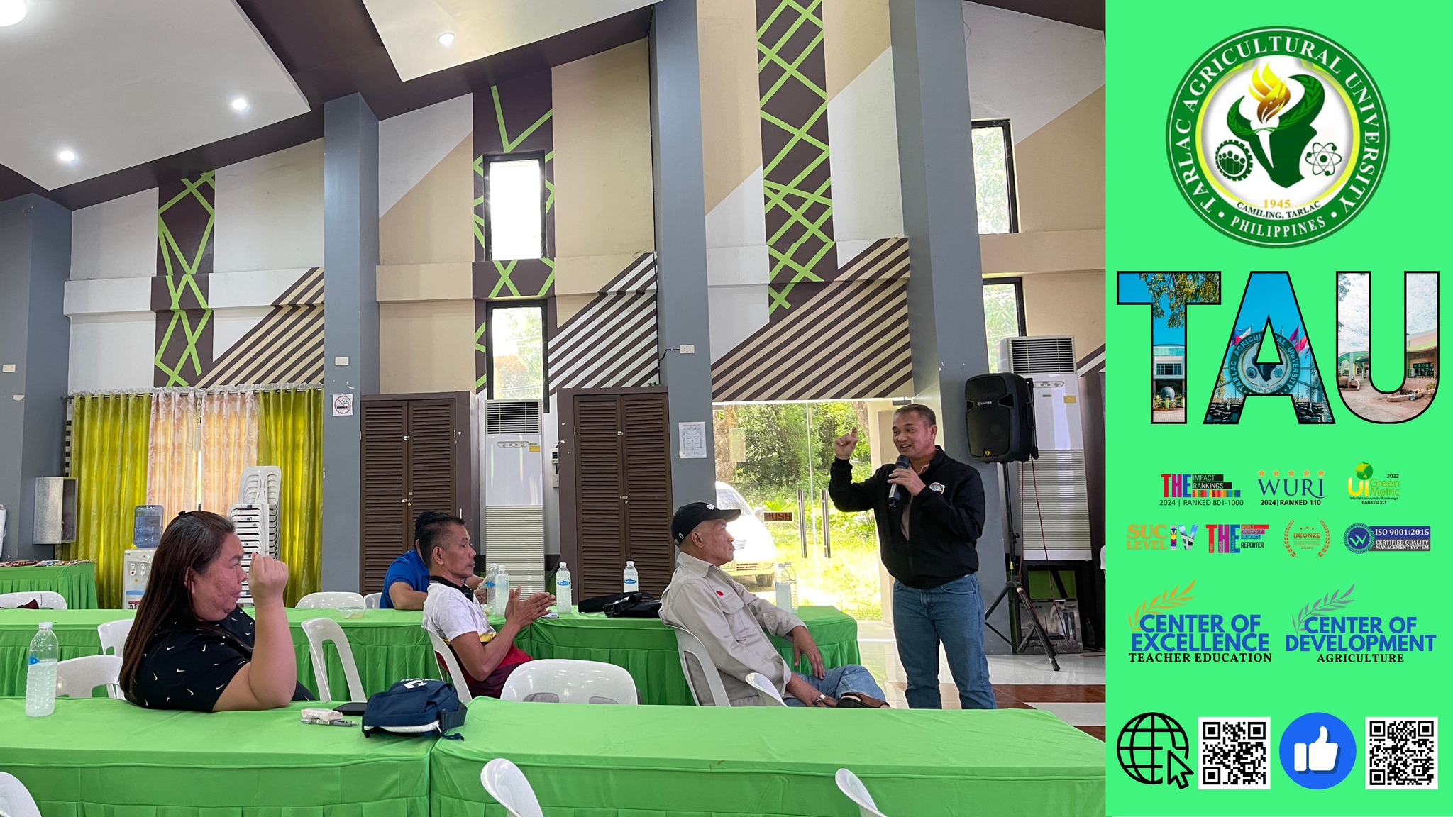 𝐂𝐀𝐏𝐓𝐔𝐑𝐄𝐃 𝐈𝐍 𝐋𝐄𝐍𝐒 | Faculty regents, sports and cultural directors, and university officials from State Universities and Colleges in Central Luzon convene for their monthly meeting at the Tarlac Agricultural University (TAU) Hostel