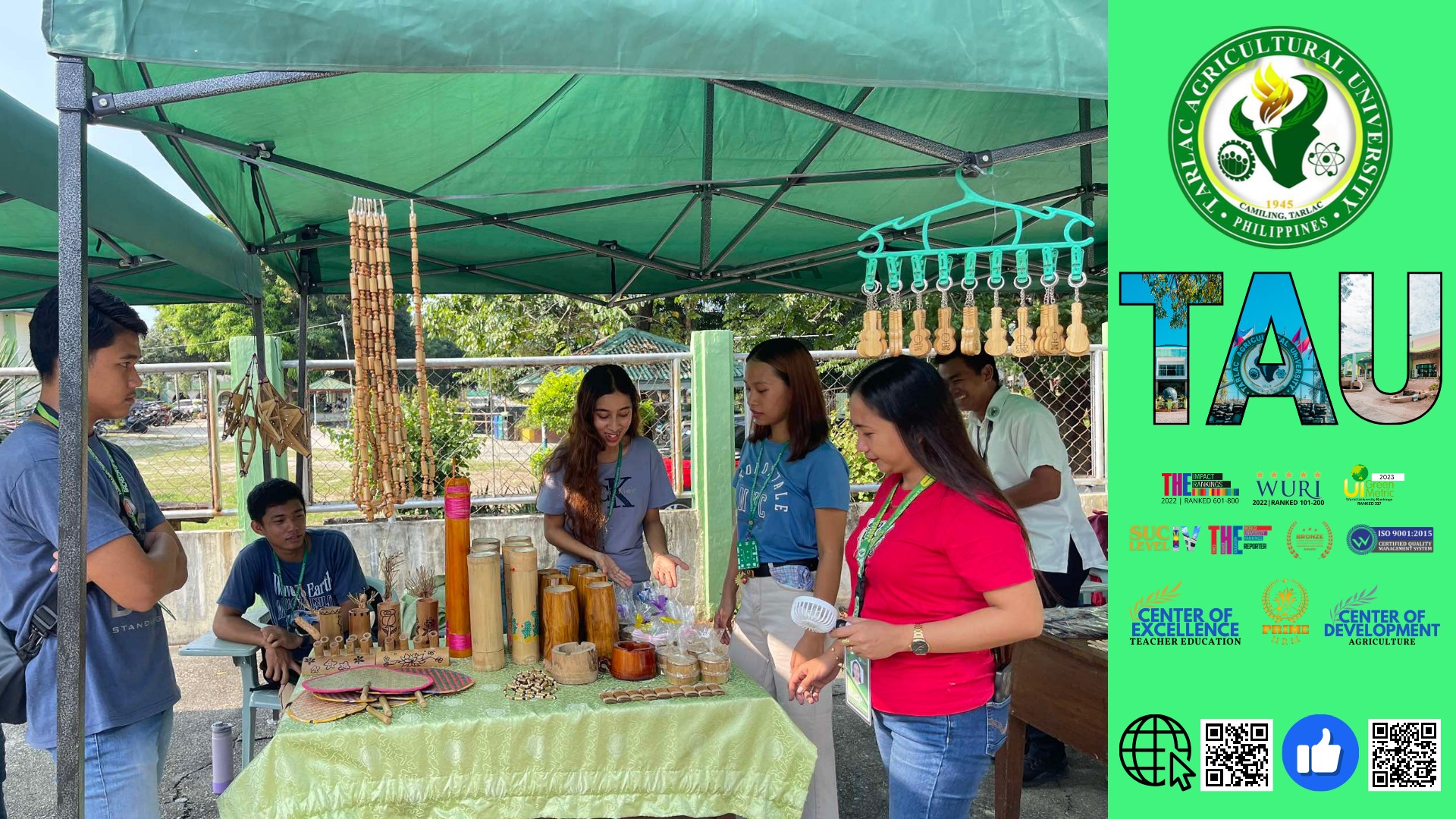 𝐂𝐀𝐏𝐓𝐔𝐑𝐄𝐃 𝐈𝐍 𝐋𝐄𝐍𝐒 | Despite several class suspensions due to previous typhoons, the Tarlac Agricultural University (TAU) - College of Agriculture and Forestry (CAF), still carry out the activities at the CAF Annex Building