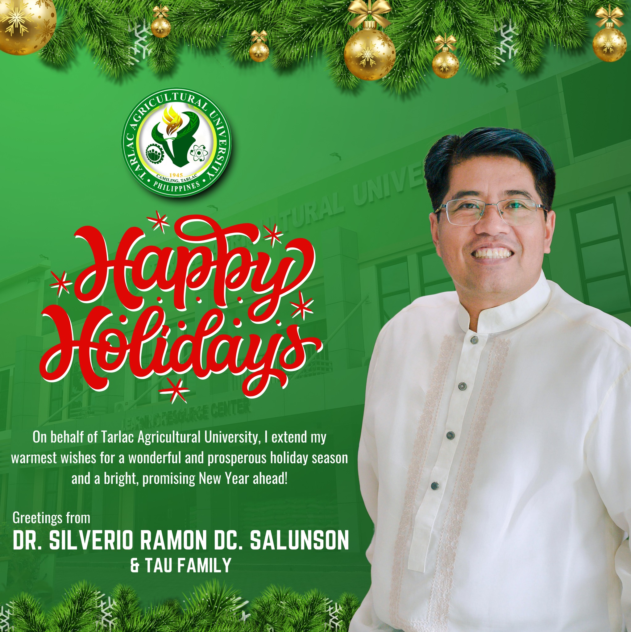 𝐔𝐍𝐈𝐕𝐄𝐑𝐒𝐈𝐓𝐘 𝐁𝐔𝐋𝐋𝐄𝐓𝐈𝐍 | 𝐎𝐟𝐟𝐢𝐜𝐞 𝐨𝐟 𝐭𝐡𝐞 𝐓𝐀𝐔 𝐏𝐫𝐞𝐬𝐢𝐝𝐞𝐧𝐭 Happy Holidays 2024