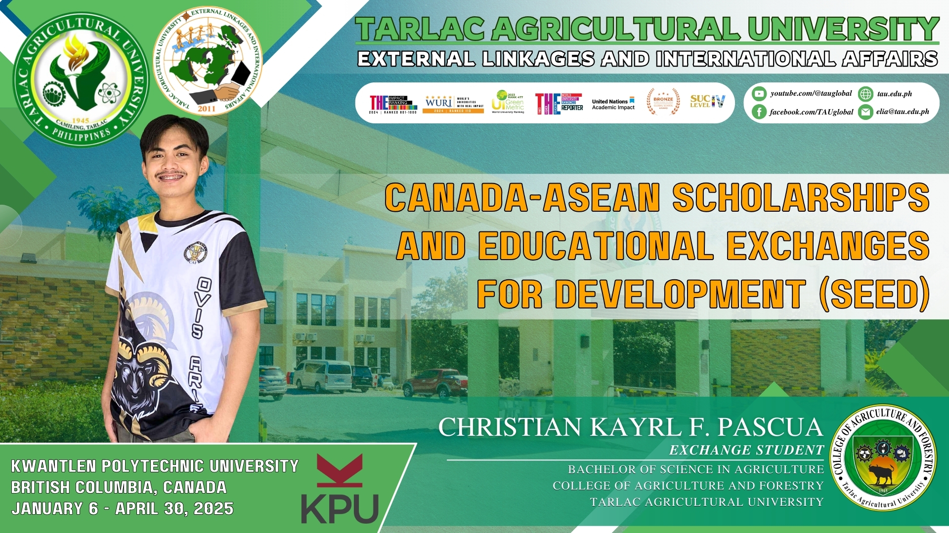 | 𝐈𝐙𝐍 𝐔𝐏𝐃𝐀𝐓𝐄𝐒 | 𝐓𝐀𝐔 𝐬𝐭𝐮𝐝𝐞𝐧𝐭𝐬 𝐭𝐨 𝐬𝐭𝐮𝐝𝐲 𝐚𝐭 𝐩𝐫𝐞𝐦𝐢𝐞𝐫𝐞 𝐢𝐧𝐬𝐭𝐢𝐭𝐮𝐭𝐢𝐨𝐧𝐬 𝐢𝐧 𝐂𝐚𝐧𝐚𝐝𝐚 2