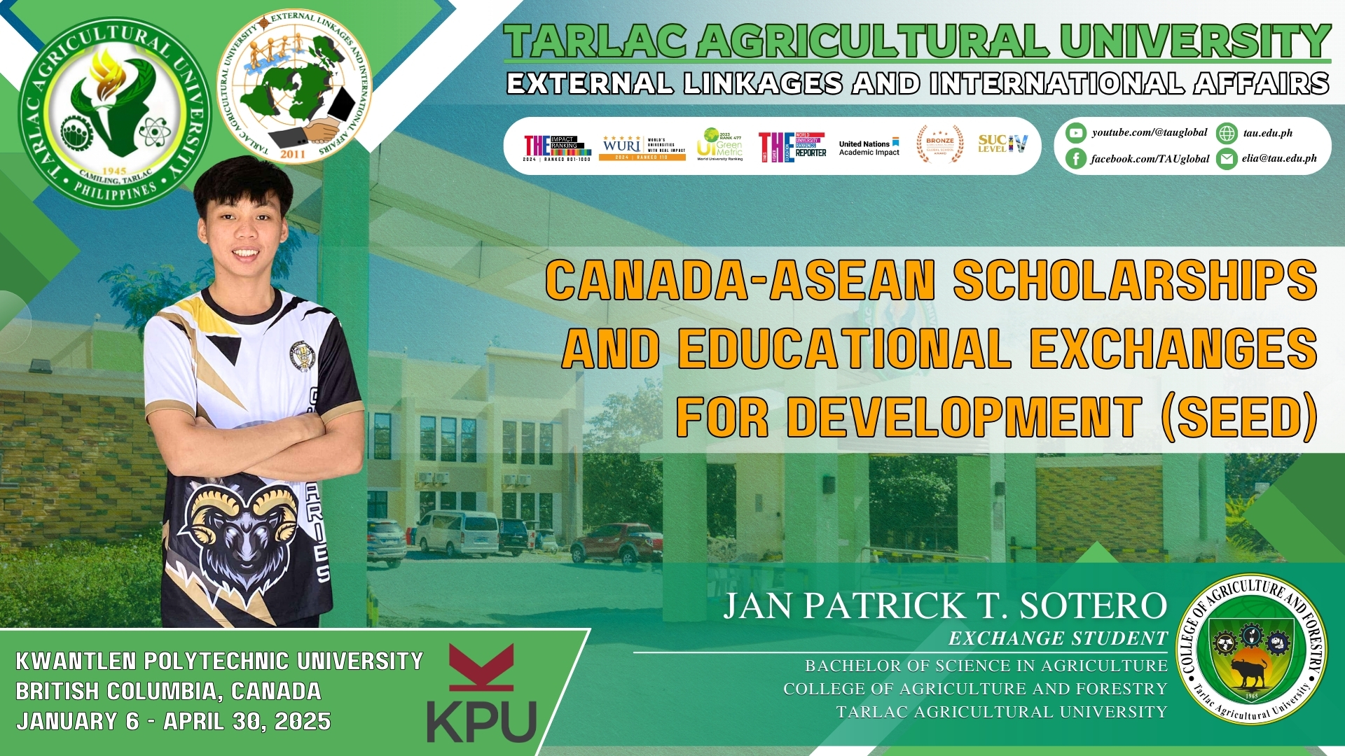 | 𝐈𝐙𝐍 𝐔𝐏𝐃𝐀𝐓𝐄𝐒 | 𝐓𝐀𝐔 𝐬𝐭𝐮𝐝𝐞𝐧𝐭𝐬 𝐭𝐨 𝐬𝐭𝐮𝐝𝐲 𝐚𝐭 𝐩𝐫𝐞𝐦𝐢𝐞𝐫𝐞 𝐢𝐧𝐬𝐭𝐢𝐭𝐮𝐭𝐢𝐨𝐧𝐬 𝐢𝐧 𝐂𝐚𝐧𝐚𝐝𝐚 3