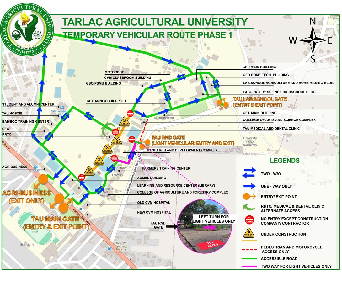𝐔𝐍𝐈𝐕𝐄𝐑𝐒𝐈𝐓𝐘 𝐁𝐔𝐋𝐋𝐄𝐓𝐈𝐍 | 𝐓𝐚𝐫𝐥𝐚𝐜 𝐀𝐠𝐫𝐢𝐜𝐮𝐥𝐭𝐮𝐫𝐚𝐥 𝐔𝐧𝐢𝐯𝐞𝐫𝐬𝐢𝐭𝐲 Traffic Advisory as of December 2024 1