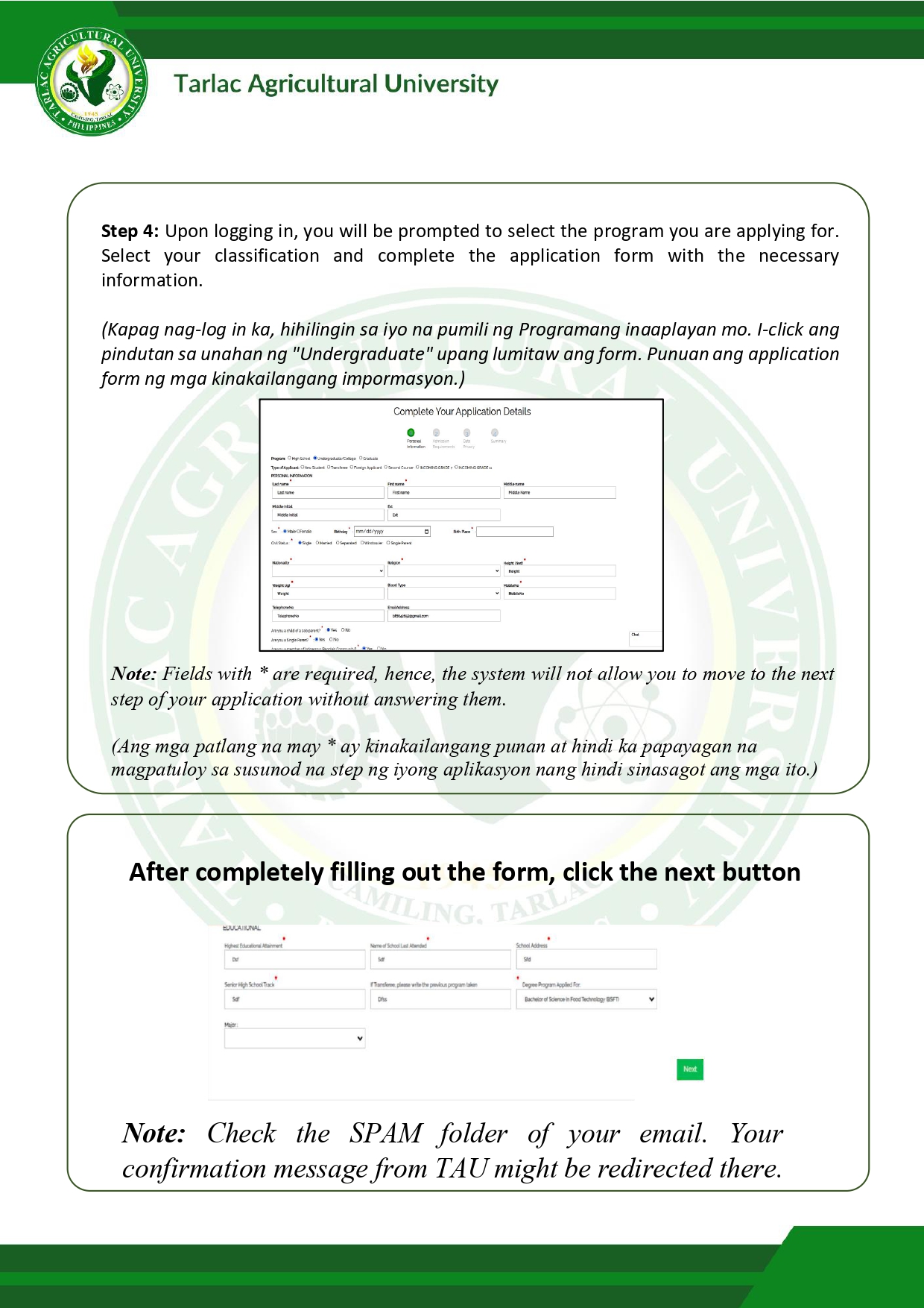 𝐔𝐍𝐈𝐕𝐄𝐑𝐒𝐈𝐓𝐘 𝐁𝐔𝐋𝐋𝐄𝐓𝐈𝐍 | Admission and Registration Services Online Admission AY 2025-2026