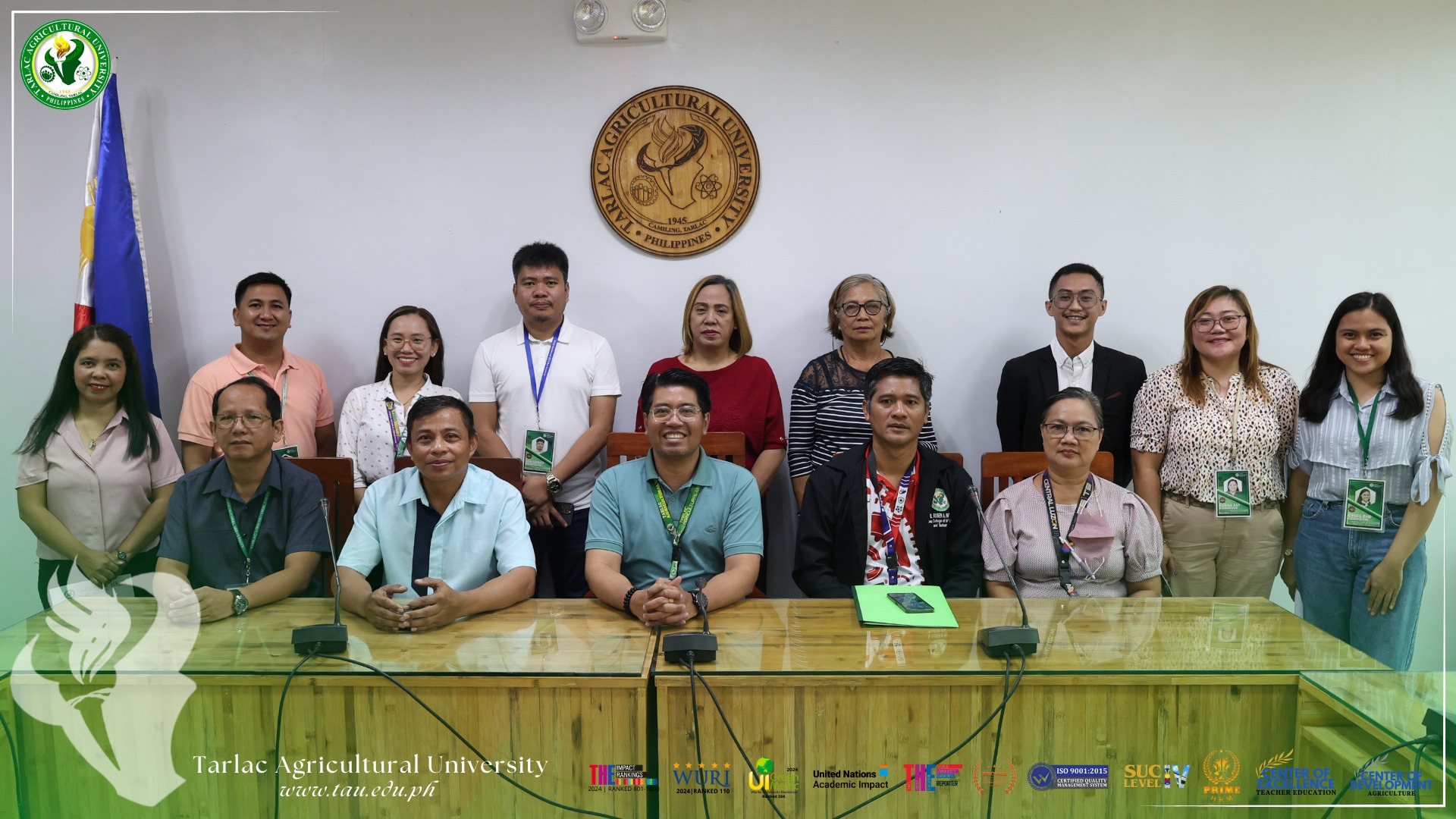 𝐂𝐀𝐏𝐓𝐔𝐑𝐄𝐃 𝐈𝐍 𝐋𝐄𝐍𝐒 | Newly elected officials of the College of Engineering and Technology (CET) - Parents Faculty Association (PFA), Inc. take their oath of office before the University President - Dr. Silverio Ramon DC. Salunson