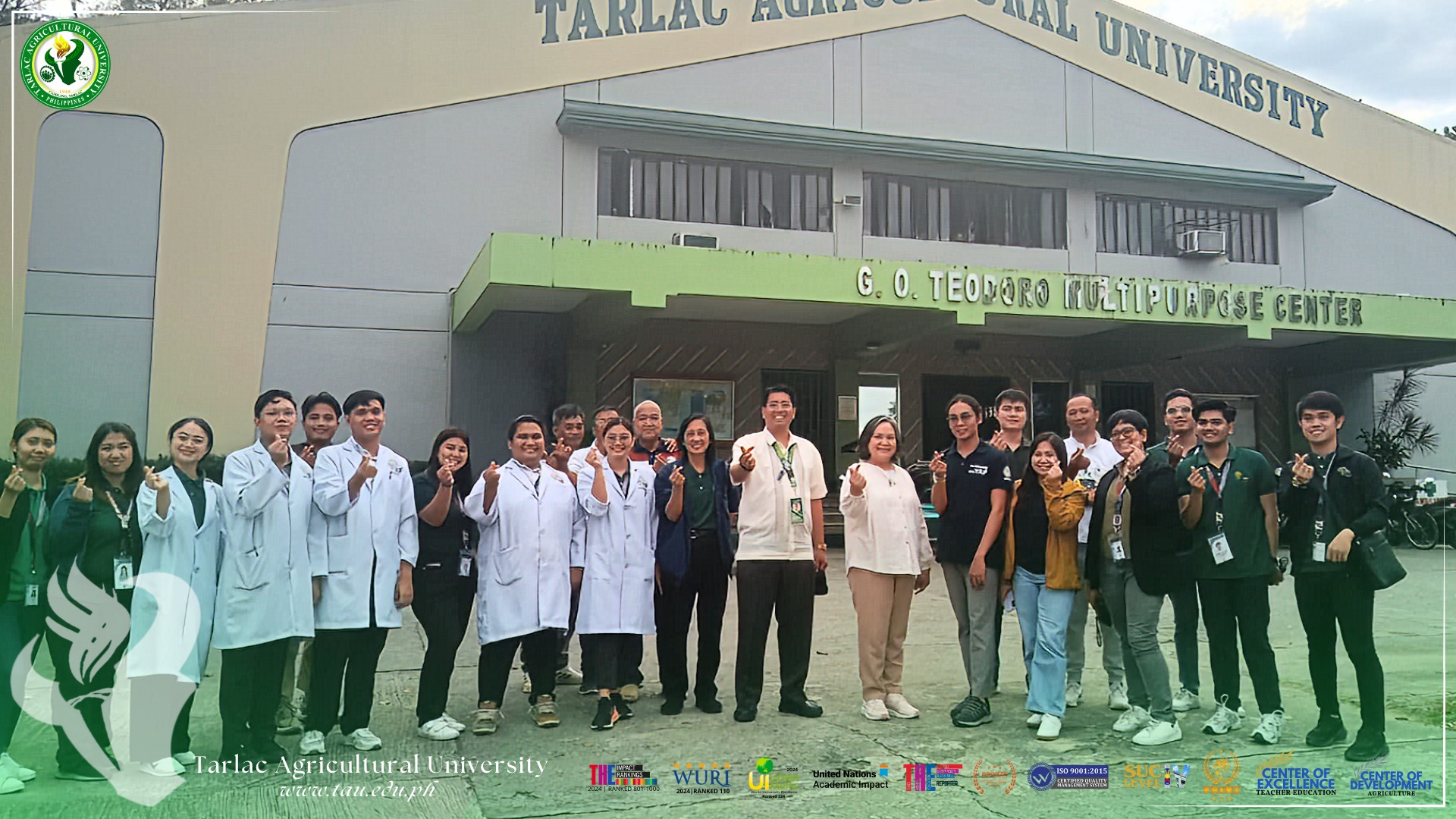 𝐂𝐀𝐏𝐓𝐔𝐑𝐄𝐃 𝐈𝐍 𝐋𝐄𝐍𝐒 | Tarlac Agricultural University (TAU) collaborates with the Department of Agriculture - Bureau of Soils and Water Management (DA-BSWM) to launch the first-ever Mobile Soil Laboratory (MSL) from 27-30 January in front of the Gilberto O. Teodoro Multipurpose Center