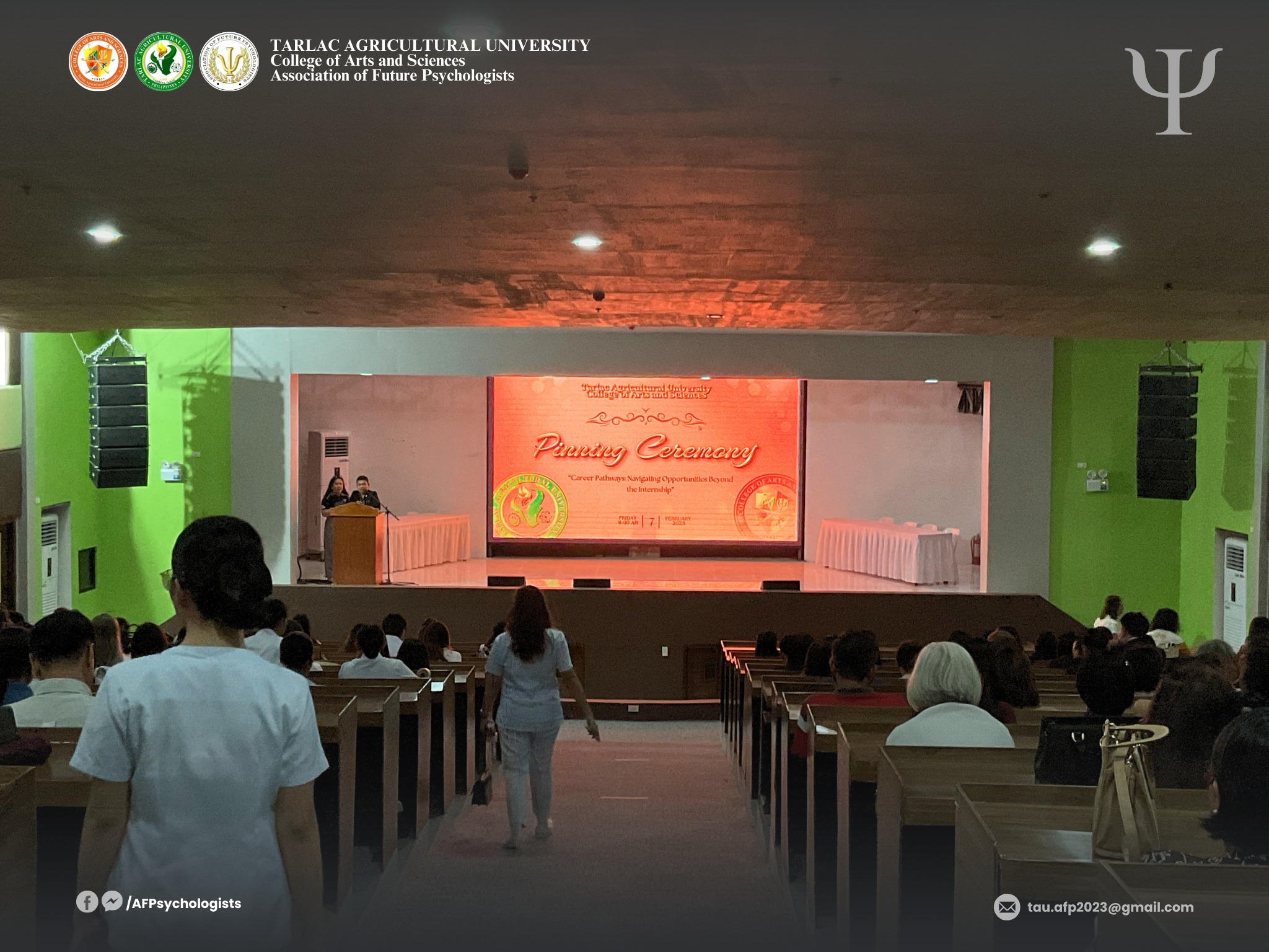 𝐒𝐏𝐎𝐓𝐋𝐈𝐆𝐇𝐓 | Economics, Psychology students embark internship journey at CAS Pinning ceremony