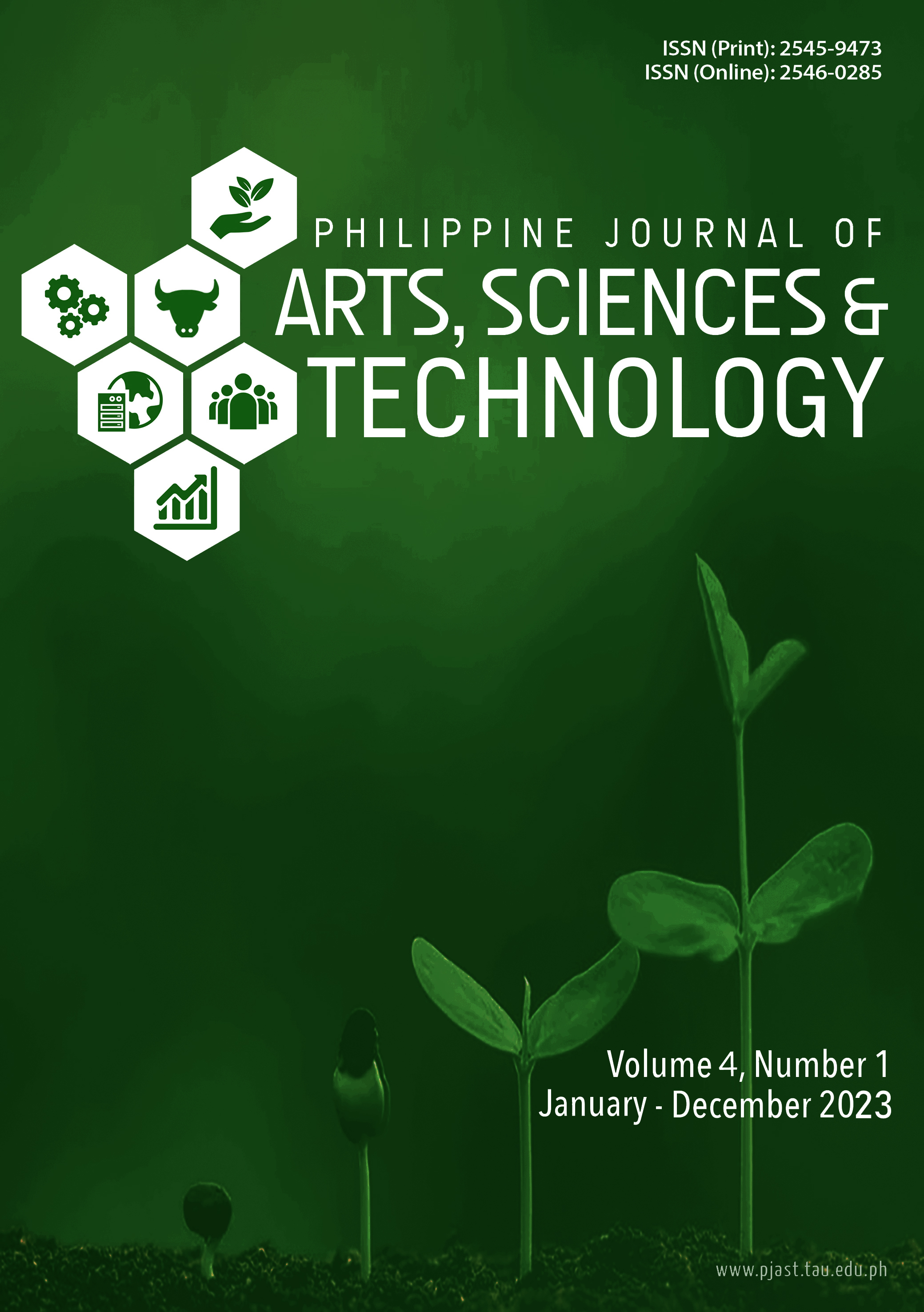 					View Vol. 4 No. 1 (2023): PHILIPPINE JOURNAL OF ARTS, SCIENCES AND TECHNOLOGY (PJAST)
				