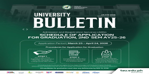 𝐔𝐍𝐈𝐕𝐄𝐑𝐒𝐈𝐓𝐘 𝐁𝐔𝐋𝐋𝐄𝐓𝐈𝐍 [𝐔𝐁 𝟎𝟕𝟔-𝟐𝟎𝟐𝟔] | 𝐒𝐜𝐡𝐞𝐝𝐮𝐥𝐞 𝐟𝐨𝐫 𝐭𝐡𝐞 𝐀𝐩𝐩𝐥𝐢𝐜𝐚𝐭𝐢𝐨𝐧 𝐟𝐨𝐫 𝐆𝐫𝐚𝐝𝐮𝐚𝐭𝐢𝐨𝐧