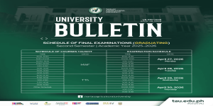 𝐔𝐍𝐈𝐕𝐄𝐑𝐒𝐈𝐓𝐘 𝐁𝐔𝐋𝐋𝐄𝐓𝐈𝐍 [𝐔𝐁 𝟎𝟗𝟎-𝟐𝟎𝟐𝟔] | 𝐒𝐜𝐡𝐞𝐝𝐮𝐥𝐞 𝐨𝐟 𝐅𝐢𝐧𝐚𝐥 𝐄𝐱𝐚𝐦𝐢𝐧𝐚𝐭𝐢𝐨𝐧𝐬